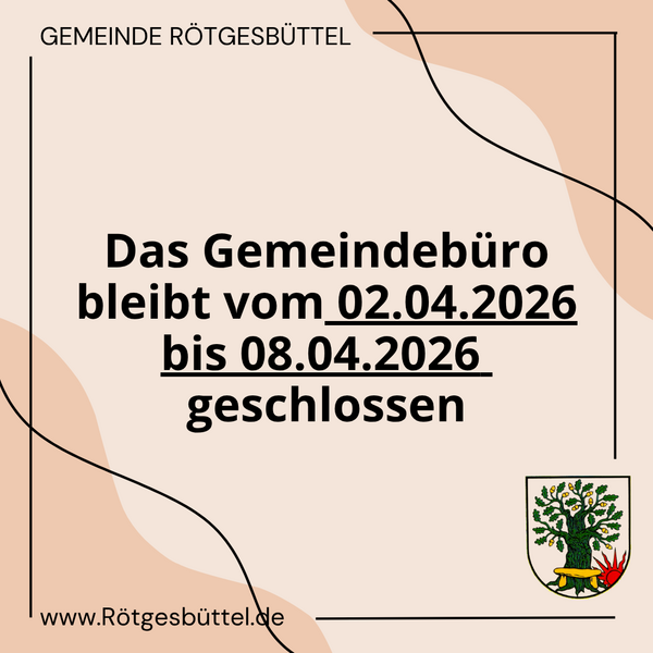 Bild vergr&ouml;&szlig;ern: Schließung Gemeindebüro